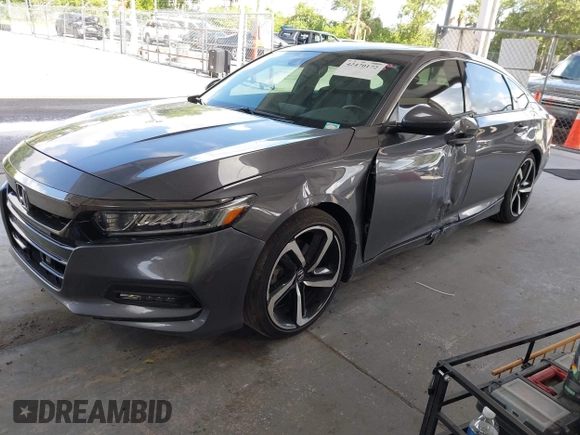 2019 Honda Accord Sport with VIN 1HGCV2F33KA015456, listed as a IAAI auction lot 42470172 with 87,477 mi miles and . Bid and sale history available at DreamBid. Image 17.