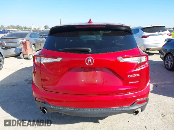 2019 Acura RDX Technology with VIN 5J8TC2H59KL001912, listed as a IAAI auction lot 40554335 with 45,986 mi miles and . Bid and sale history available at DreamBid. Image 16.