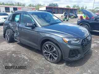 2024 Audi SQ5 Premium Plus with VIN WA1B4AFY0R2011267, listed as a IAAI auction lot 42529993 with 11,945 mi miles and . Bid and sale history available at DreamBid. Image 1.