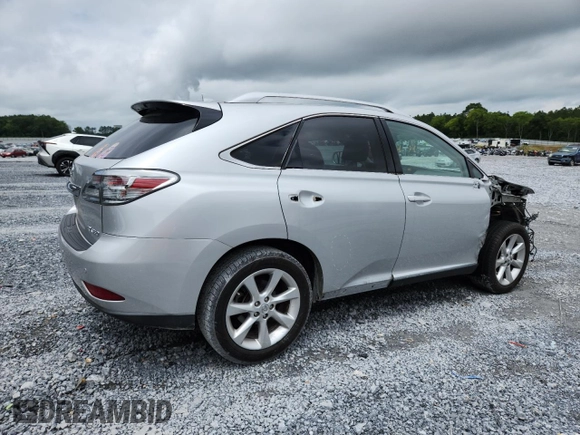 2010 Lexus RX 350 with VIN JTJZK1BA2A2407124, listed as a Copart auction lot 58036855 with 86,584 mi miles and Salvage title. Bid and sale history available at DreamBid. Image 3.