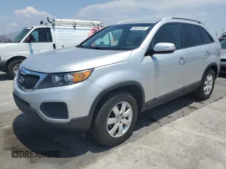 2013 Kia Sorento LX with VIN 5XYKT4A27DG391137, listed as a Copart auction lot 65649105 with 129,027 mi miles and Clean title. Bid and sale history available at DreamBid. Image 1.