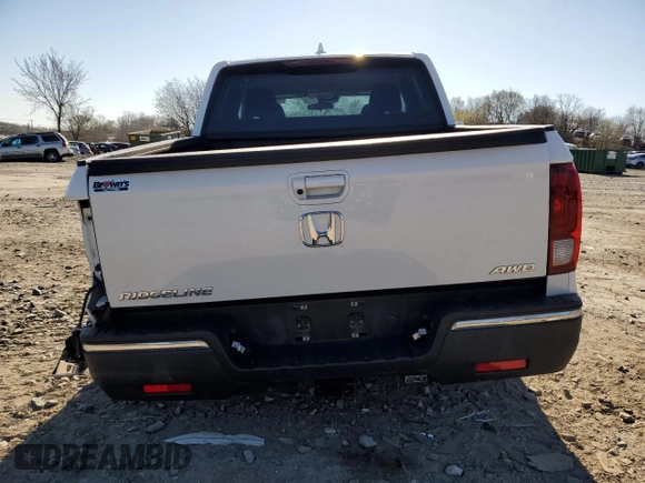 2020 Honda Ridgeline Sport with VIN 5FPYK3F12LB022710, listed as a Copart auction lot 50885175 with 52,412 mi miles and Salvage title. Bid and sale history available at DreamBid. Image 6.