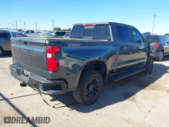 2022 Chevrolet Silverado 1500 LT Trail Boss with VIN 1GCPYFEL8NZ119849, listed as a IAAI auction lot 41472679 with 36,587 mi miles and . Bid and sale history available at DreamBid. Image 4.