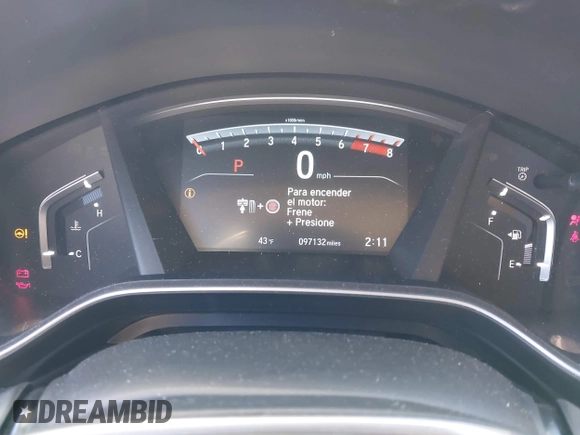 2017 Honda CR-V Touring with VIN 5J6RW2H94HL013536, listed as a IAAI auction lot 41577317 with 97,132 mi miles. Bid and sale history available at carsss.com. Image 7.