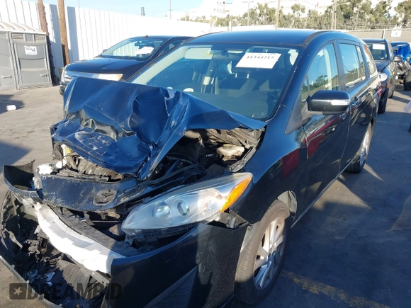 2014 Mazda 5 Sport with VIN JM1CW2BL1E0163682, listed as a IAAI auction lot 41344215 with 63,811 mi miles and . Bid and sale history available at carsss.com. Image 17.