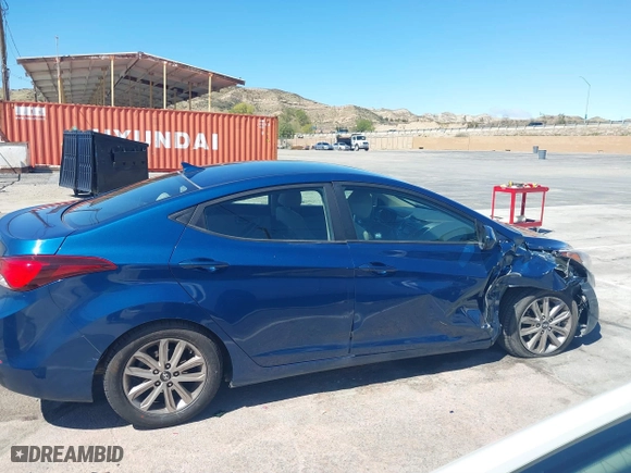 2015 Hyundai Elantra Limited with VIN KMHDH4AE8FU304086, listed as a IAAI auction lot 41830380 with 72,860 mi miles. Bid and sale history available at carsss.com. Image 13.