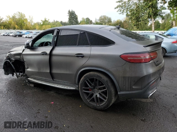 2016 Mercedes-Benz GLE 63 S AMG with VIN 4JGED7FB2GA011786, listed as a Copart auction lot 76569154 with 71,920 mi miles and Salvage title. Bid and sale history available at DreamBid. Image 2.