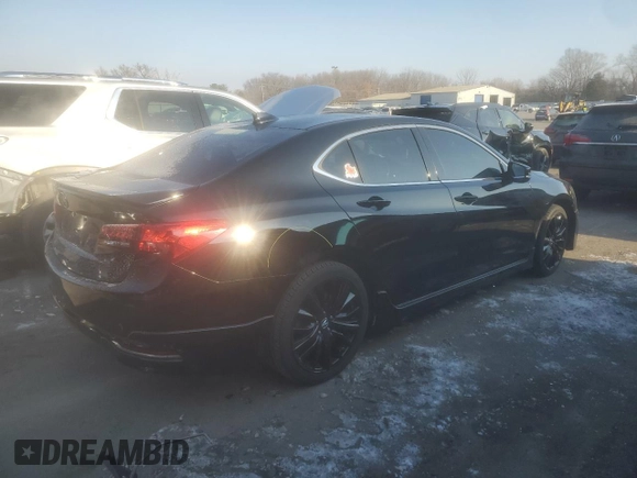 2017 Acura TLX V6 w/Technology Pkg with VIN 19UUB2F51HA001045, listed as a Copart auction lot 42498985 with 99,695 mi miles and Salvage Title. Bid and sale history available at carsss.com. Image 3.