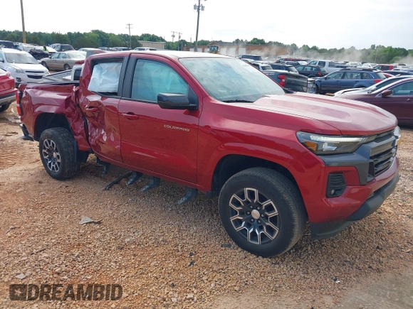 2024 Chevrolet Colorado 4WD LT with VIN 1GCPTCEK9R1130349, listed as a IAAI auction lot 42300063 with 15,920 mi miles and . Bid and sale history available at DreamBid. Image 1.