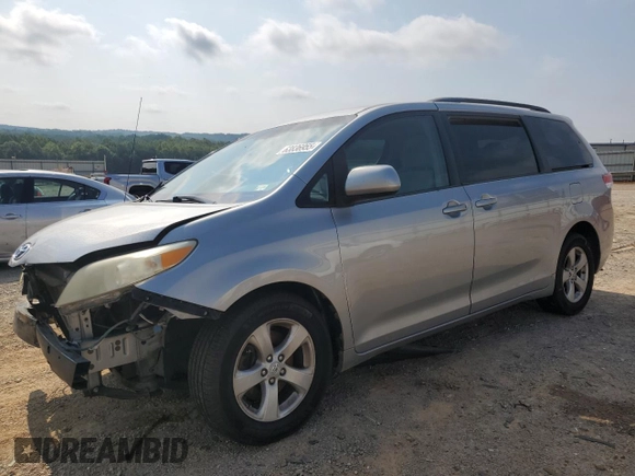 2012 Toyota Sienna LE AAS with VIN 5TDKK3DC8CS193671, listed as a Copart auction lot 63836955 with 257,868 mi miles and Salvage title. Bid and sale history available at DreamBid. Image 1.