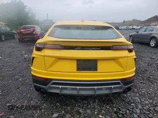 2019 Lamborghini Urus z VIN ZPBUA1ZL0KLA01046, wystawiony jako Copart lot #56668015 z przebiegiem Nie podano mil oraz Szkoda całkowita • Salvage title. Historia ofert i sprzedaży dostępna na DreamBid. Obrazek 6.