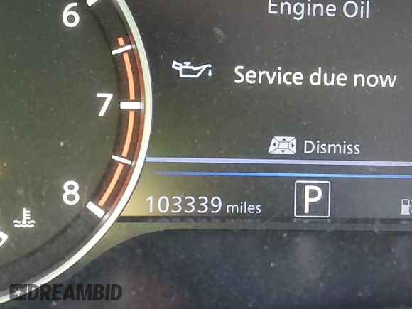 2019 Nissan Altima 2.5 SR with VIN 1N4BL4CV0KC120287, listed as a IAAI auction lot 41580295 with 103,339 mi miles. Bid and sale history available at carsss.com. Image 15.