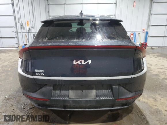 2022 Kia EV6 Light with VIN KNDC34LB8N5071384, listed as a Copart auction lot 88731405 with 15,528 mi miles and Salvage Title. Bid and sale history available at carsss.com. Image 6.