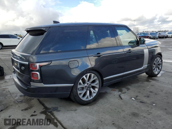 2022 Land Rover Range Rover Westminster z VIN SALGS2SE9NA470907, wystawiony jako Copart lot #81157773 z przebiegiem 10 997 mil mil oraz . Historia ofert i sprzedaży dostępna na DreamBid. Obrazek 3.