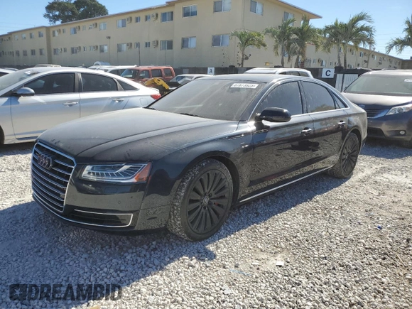 2015 Audi A8 с VIN WAUJGAFD5FN018180, выставлен на аукционе Copart как лот 87873925 с пробегом Не указан миль и Списание • Salvage title. История ставок и продаж доступна на DreamBid. Изображение 1.