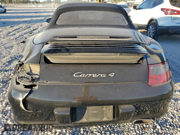 2006 Porsche 911 Carrera with VIN WP0CA29926S757583, listed as a Copart auction lot 81954824 with 58,645 mi miles and Salvage Title. Bid and sale history available at DreamBid. Image 6.