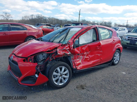 2017 Toyota Prius c One with VIN JTDKDTB30H1593483, listed as a IAAI auction lot 38991429 with 47,605 mi miles. Bid and sale history available at carsss.com. Image 18.