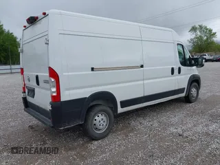 2023 Ram ProMaster Cargo with VIN 3C6LRVDG3PE571823, listed as a IAAI auction lot 42223080 with 71,464 mi miles and . Bid and sale history available at DreamBid. Image 4.