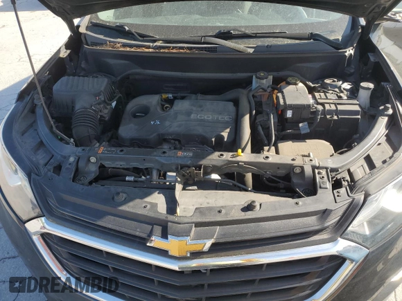 2018 Chevrolet Equinox LT with VIN 3GNAXJEV1JL100727, listed as a Copart auction lot 51976995 with 157,415 mi miles and Salvage Title. Bid and sale history available at carsss.com. Image 12.