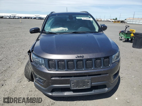 2020 Jeep Compass Latitude z VIN 3C4NJDBB2LT161837, wystawiony jako Copart lot #57730035 z przebiegiem 37 689 mil mil oraz Szkoda całkowita • Salvage title. Historia ofert i sprzedaży dostępna na DreamBid. Obrazek 5.