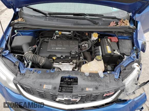 2018 Chevrolet Sonic LT z VIN 1G1JD6SB7J4102103, wystawiony jako Copart lot #85656674 z przebiegiem 29 877 mil mil oraz Szkoda całkowita • Salvage title. Historia ofert i sprzedaży dostępna na DreamBid. Obrazek 13.
