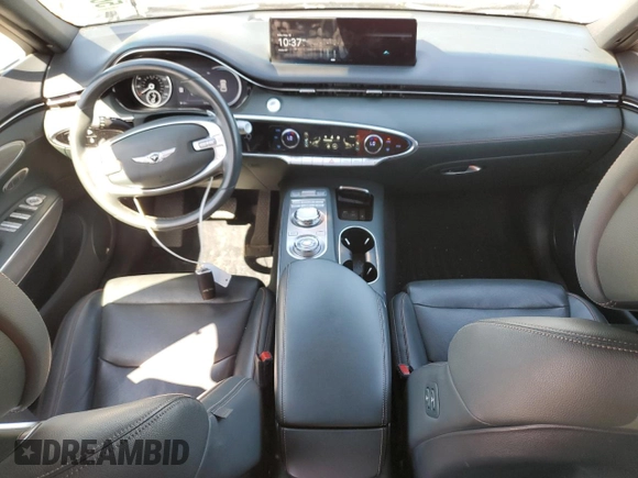 2022 Genesis GV70 2.5T with VIN KMUMADTB4NU070682, listed as a Copart auction lot 56536405 with 73,144 mi miles and Clean title. Bid and sale history available at DreamBid. Image 8.