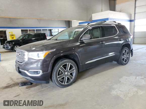 2018 GMC Acadia Denali with VIN 1GKKNPLS8JZ122378, listed as a Copart auction lot 53789415 with 91,334 mi miles and Salvage title. Bid and sale history available at DreamBid. Image 1.