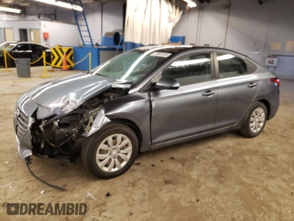2018 Hyundai Accent SEL with VIN 3KPC24A3XJE007988, listed as a Copart auction lot 73647133 with 54,949 mi miles. Bid and sale history available at carsss.com. Image 1.