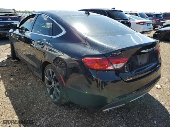 2015 Chrysler 200 C with VIN 1C3CCCEG6FN540240, listed as a Copart auction lot 57200622 with 0 mi miles and Salvage Title. Bid and sale history available at carsss.com. Image 3.