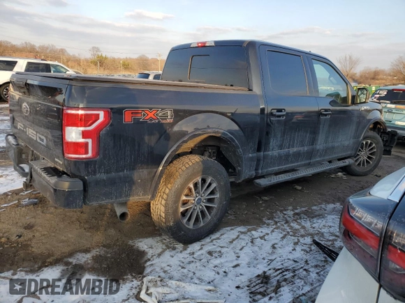 2019 Ford F-150 XL with VIN 1FTEW1E46KFB94782, listed as a Copart auction lot 42085685 with 68,785 mi miles and Salvage Title. Bid and sale history available at carsss.com. Image 3.