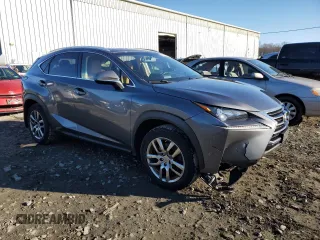 2015 Lexus NX 200t with VIN JTJBARBZ7F2011724, listed as a Copart auction lot 48762875 with 122,482 mi miles and Salvage Title. Bid and sale history available at DreamBid. Image 4.