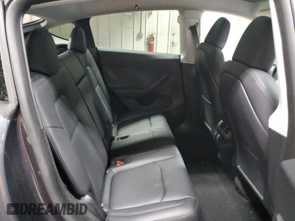 2024 Tesla Model Y Long Range with VIN 7SAYGDEE1RA254860, listed as a Copart auction lot 50750225 with 12,343 mi miles and Salvage Title. Bid and sale history available at DreamBid. Image 10.