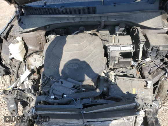 2019 Kia Sorento EX V6 with VIN 5XYPHDA59KG448467, listed as a Copart auction lot 54129805 with 57,185 mi miles and Salvage Title. Bid and sale history available at carsss.com. Image 12.