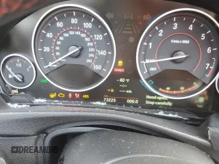 2012 BMW 3 Series 335i with VIN WBA3A9C58CFX59984, listed as a Copart auction lot 43690095 with 73,225 mi miles and Salvage title. Bid and sale history available at DreamBid. Image 9.