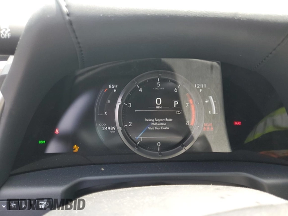 2021 Lexus ES 350 F Sport with VIN 58AGZ1B17MU097619, listed as a Copart auction lot 53339995 with 24,989 mi miles and Salvage title. Bid and sale history available at DreamBid. Image 9.