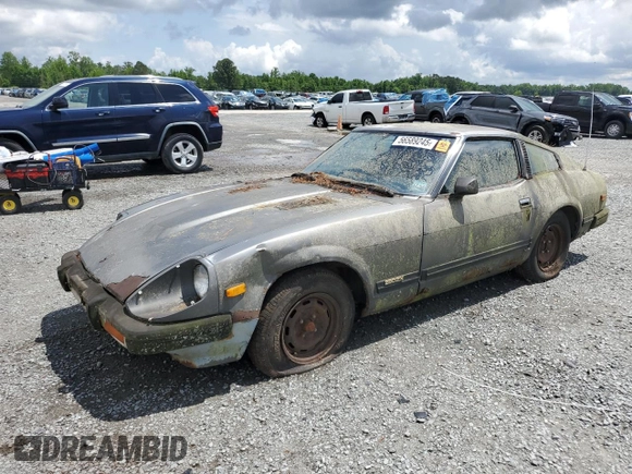 1981 Datsun 280ZX z VIN JN1HZ04SDBX265650, wystawiony jako Copart lot #56589245 z przebiegiem 147 572 mil mil oraz Nie do naprawy • Non repairable. Historia ofert i sprzedaży dostępna na DreamBid. Obrazek 1.