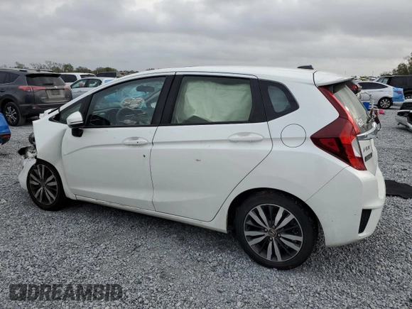 2016 Honda Fit EX-L with VIN JHMGK5H91GS009330, listed as a Copart auction lot 47694185 with 76,023 mi miles and Salvage title. Bid and sale history available at DreamBid. Image 2.
