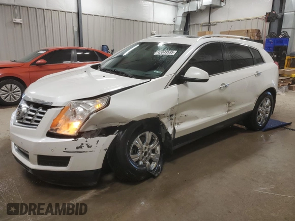 2016 Cadillac SRX Luxury Collection with VIN 3GYFNEE35GS578314, listed as a Copart auction lot 45843595 with 80,780 mi miles and Clean Title. Bid and sale history available at carsss.com. Image 1.