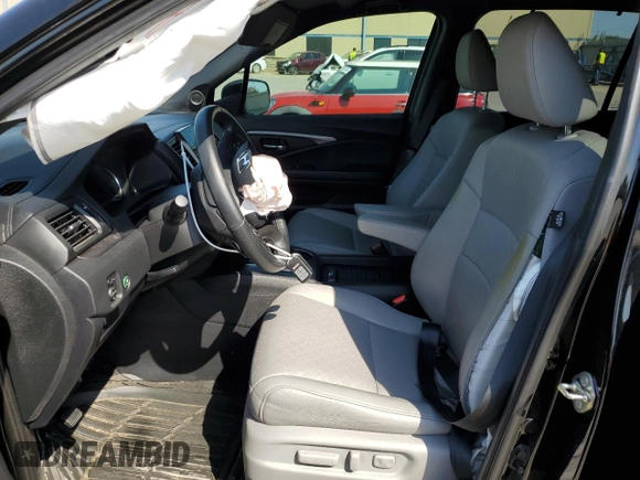 2019 Honda Passport EX-L with VIN 5FNYF7H55KB007265, listed as a Copart auction lot 75749484 with 53,408 mi miles and Salvage Title. Bid and sale history available at carsss.com. Image 7.