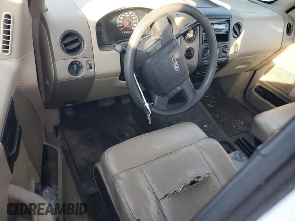 2008 Ford F-150 XL with VIN 1FTRF12238KC95315, listed as a Copart auction lot 79739344 with 170,710 mi miles and Salvage title. Bid and sale history available at DreamBid. Image 8.