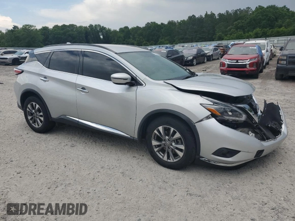 2018 Nissan Murano S z VIN 5N1AZ2MGXJN123625, wystawiony jako Copart lot #54253745 z przebiegiem 124 781 mil mil oraz Szkoda całkowita • Salvage title. Historia ofert i sprzedaży dostępna na DreamBid. Obrazek 4.