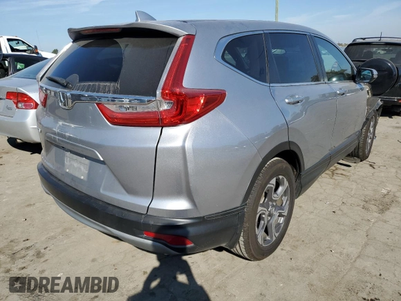 2019 Honda CR-V EX with VIN 7FARW1H58KE009761, listed as a Copart auction lot 61458392 with 44,279 mi miles. Bid and sale history available at carsss.com. Image 4.