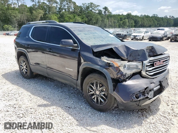 2017 GMC Acadia SLT with VIN 1GKKNMLS1HZ254410, listed as a Copart auction lot 58330625 with 195,027 mi miles and Salvage title. Bid and sale history available at DreamBid. Image 4.