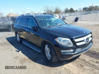 2014 Mercedes-Benz GL-Class GL 450 with VIN 4JGDF7CEXEA277610, listed as a IAAI auction lot 41909424 with 164,437 mi miles. Bid and sale history available at carsss.com. Image 1.