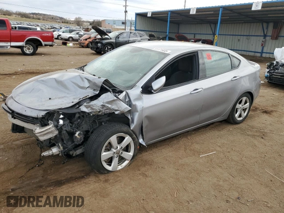 2015 Dodge Dart SXT with VIN 1C3CDFBB3FD315268, listed as a Copart auction lot 51171935 with 0 mi miles and Salvage Title. Bid and sale history available at carsss.com. Image 1.