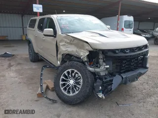2021 Chevrolet Colorado 4WD ZR2 with VIN 1GCGTEEN2M1289583, listed as a IAAI auction lot 41571228 with 26,783 mi miles. Bid and sale history available at carsss.com. Image 6.