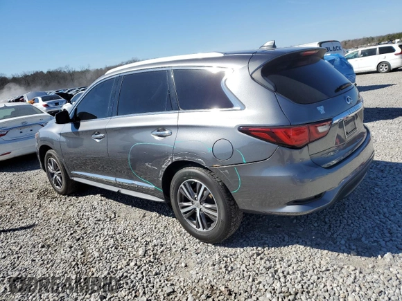 2018 Infiniti QX60 with VIN 5N1DL0MM4JC518114, listed as a Copart auction lot 46707945 with 88,327 mi miles and Salvage Title. Bid and sale history available at carsss.com. Image 2.