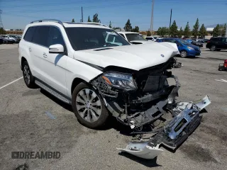 2017 Mercedes-Benz GLS with VIN 4JGDF6EE3HA880149, listed as a Copart auction lot 61208413 with 106,024 mi miles. Bid and sale history available at carsss.com. Image 4.