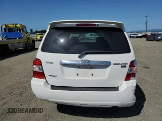 2007 Toyota Highlander Hybrid w/3rd Row with VIN JTEEW21A770037642, listed as a Copart auction lot 52580745 with 152,753 mi miles and Salvage Title. Bid and sale history available at carsss.com. Image 6.
