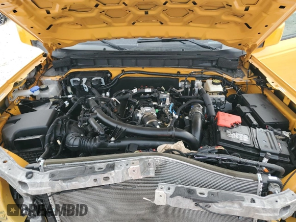 2022 Ford Bronco with VIN 1FMEE5BP5NLB59094, listed as a Copart auction lot 52624595 with 46,101 mi miles and Salvage Title. Bid and sale history available at DreamBid. Image 12.